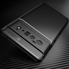 For Google Pixel 9 8/7 Pro/8a Case Slim Carbon Fiber Shockproof Heavy Duty Cover