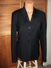 TAILORED SPORTSMAN KATE NAVY PLAID WOOL HUNT SHOW COAT 8US 14UK