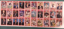 1989 Pro Set Football, Announcer Cards Only, All 30, Complete Set, Free Ship