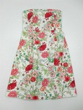 new OLD NAVY Women's Size 2 Cotton Pink/White Floral Tube Sundress DR514