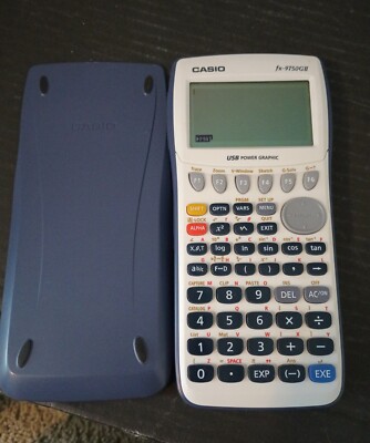 Casio FX-9750GII Graphic Graphing Calculator & Cover EUC New Batteries Included