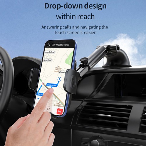 Car Dashboard Mount Stand 360° Rotation Phone Holder For iPhone 15 14 13 12 11 X - Picture 6 of 12