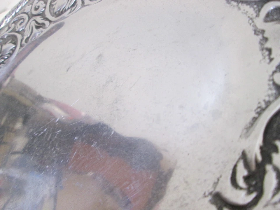 Plato Wilton Estaño GRANDE OVALADO 14.5" X 12" EE. UU. Foto 4 de 4