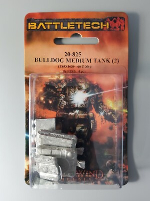 Battletech Miniatures - Bulldog Medium Tank (2) - 20-825 - Iron Wind Metals