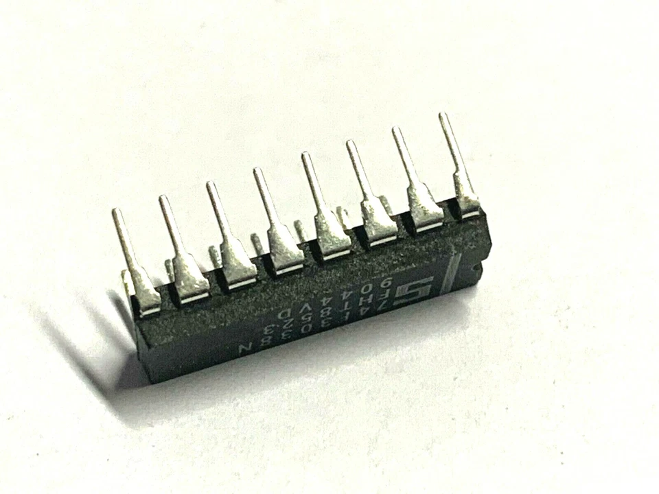 74F3038N, QUAD 2-Input Nand 30 Ohm Line Driver, o. Kollektor, Signetics, 5 Stück - Bild 2 von 2