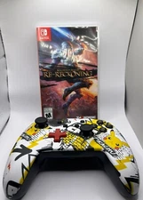 Wireless Switch Controller - Pikachu Street + Re-reckoning Switch Game.