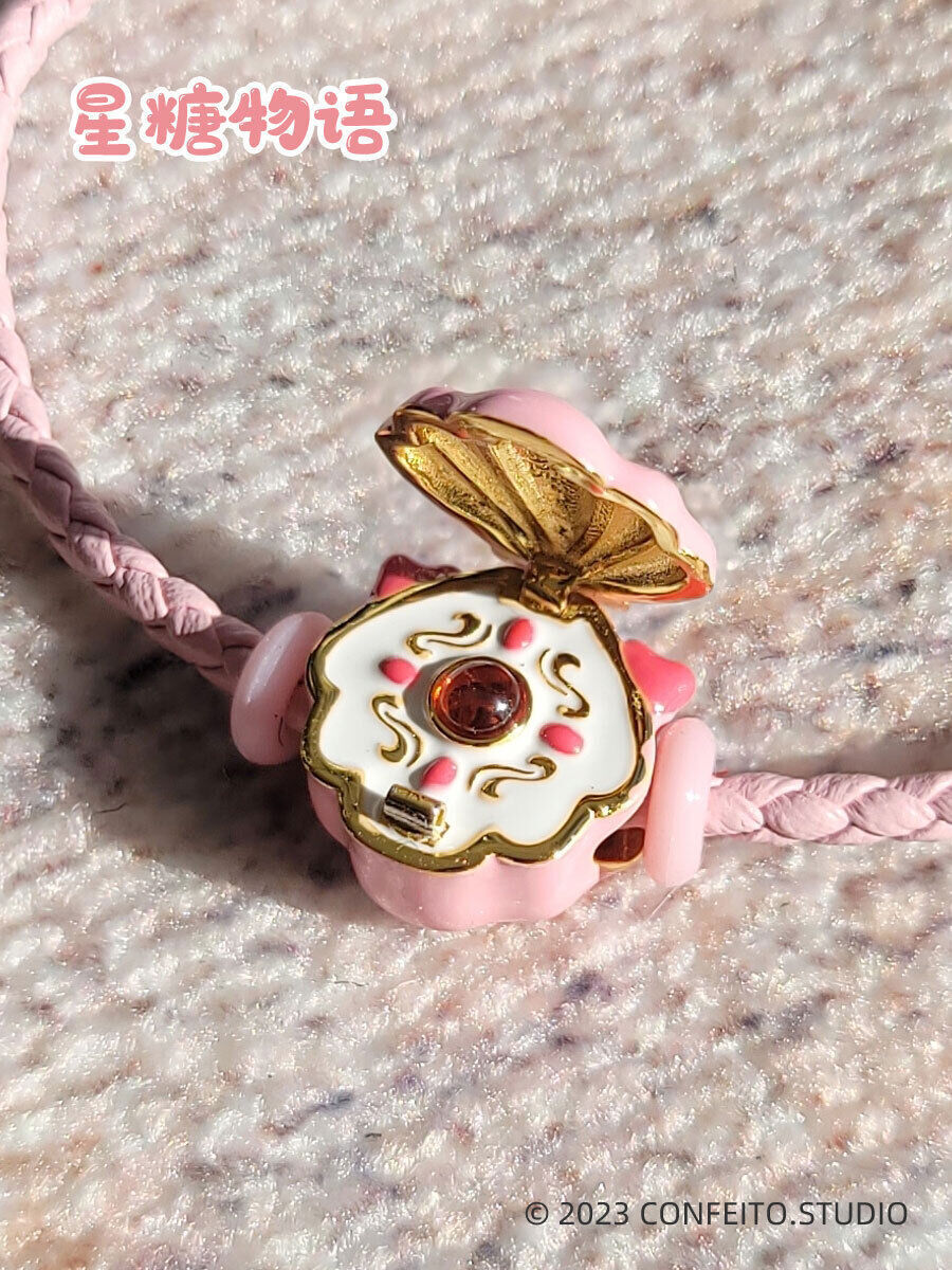 Sirena Melodía Nanami Luchia Plata 925 Chapado en Oro Concha Cosplay Colgante Regalo