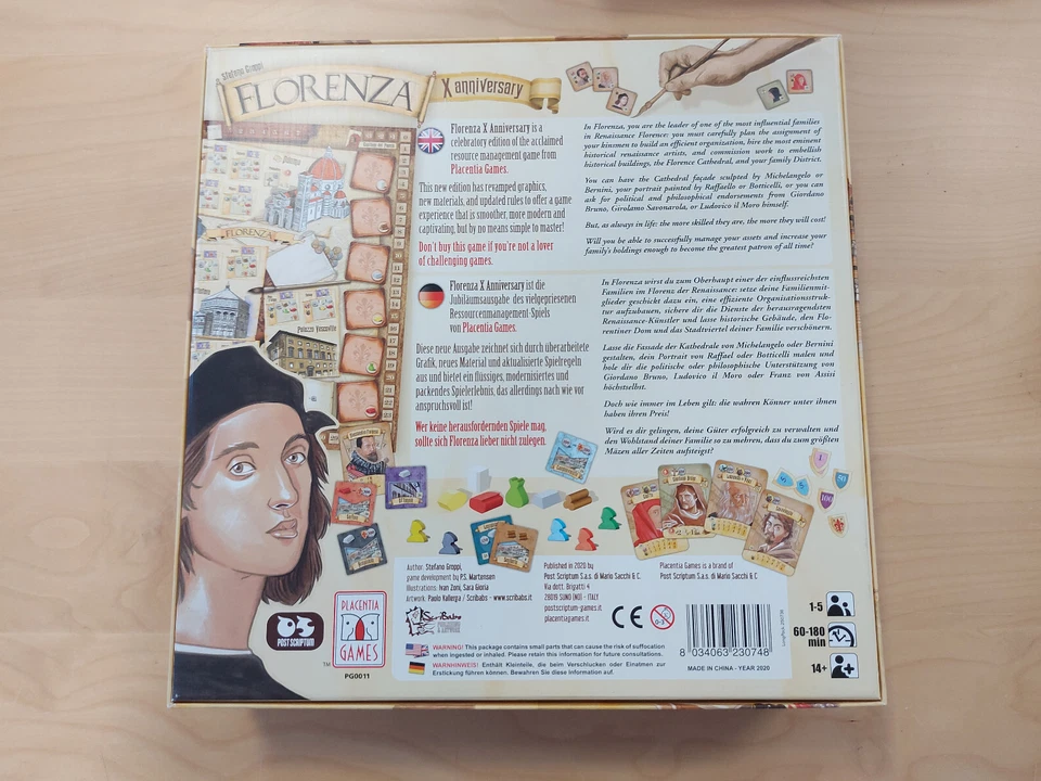 Florenza-Post Scriptum - deutsch-Brettspiele-Sammlung-Konvolut-Boardgames - Bild 2 von 4