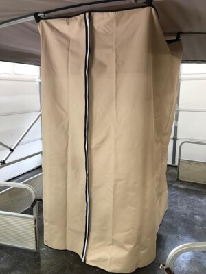 #ad CRO Changing Room For Pontoon Boat Privacy Curtain Tent Attaches to Bimini Top $99.00