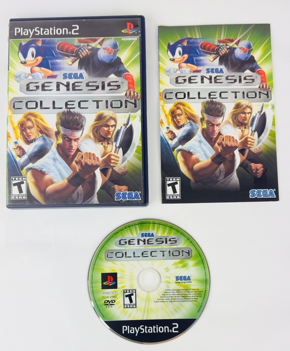 ps2のカセット Sega Genesis Collection (PlayStation 2 PS2, 2006) Complete