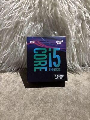 Intel Core i5-9600K 9Th Gen 3.7 GHz 9 MB Unlocked Computer Processors CPUs NEW!