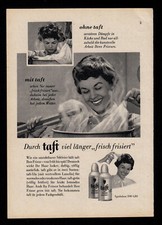 3w4288/ Alte Reklame von 1957 &ndash; Durch TAFT viel l&auml;nger &bdquo;frisch frisiert&ldquo;