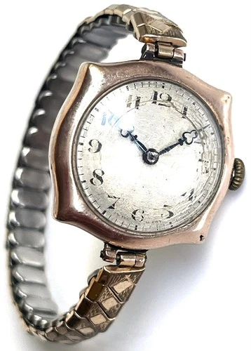 Rolex Cocktail Vintage Ladies Wristwatch 9 Ct Gold Antique Rare