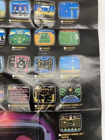 "The Nintendo Game Plan" R.O.B. the Robot Nintendo NES Promo Poster Insert ONLY