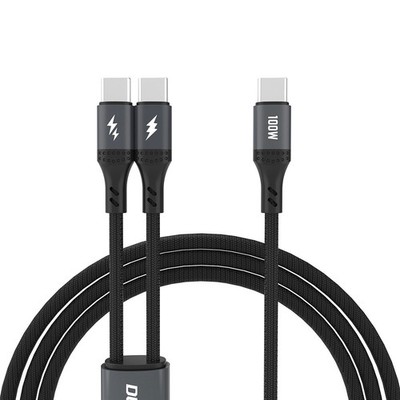 DUDAO USB-C-KABEL 2IN1 100W FÜR LAPTOP-TELEFON 1,2M SCHNELLLADEKABEL
