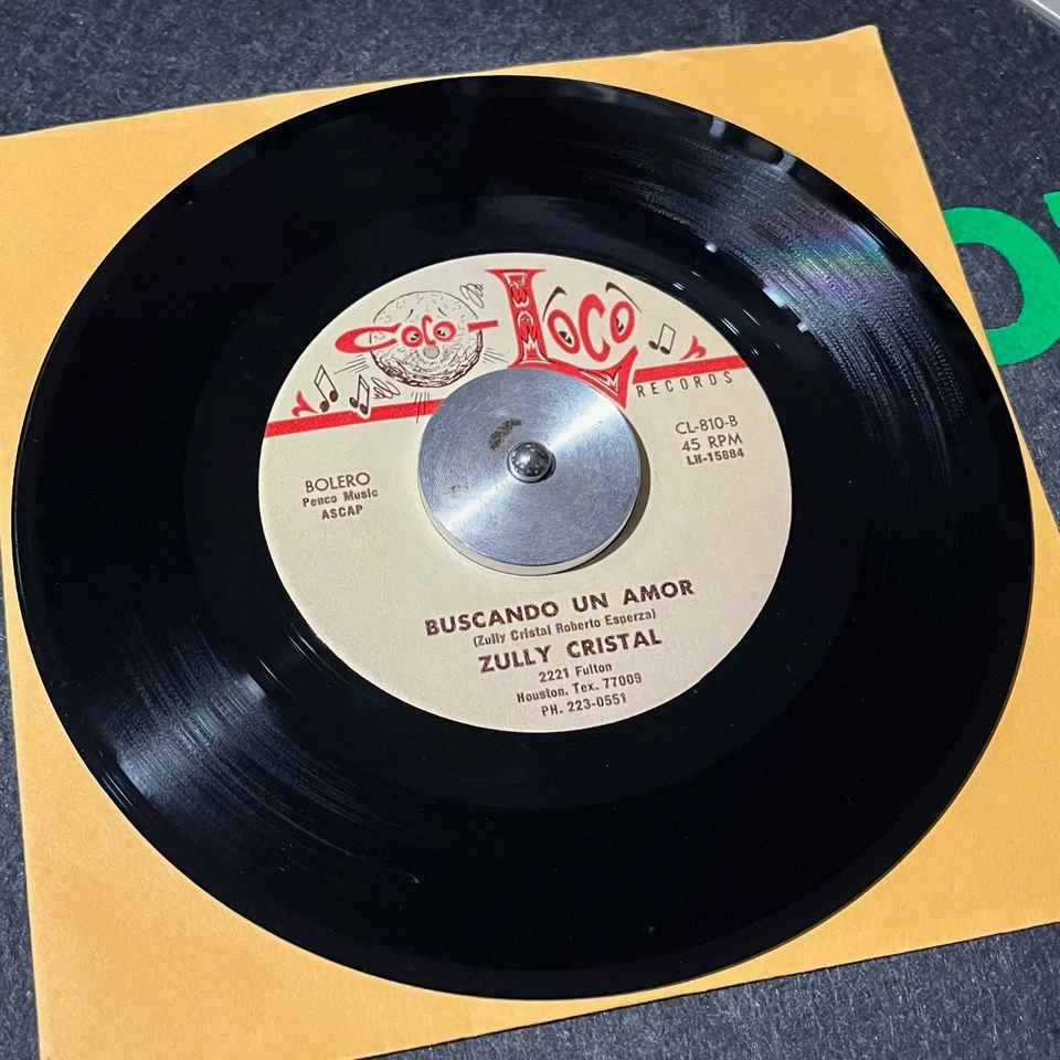 ZULLY CRISTAL Perdoname Buscando Amor 7” Latin Psych Soul Jazz Funk Colo-Loco NM - Image 4 of 4