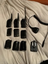 Motorola GP344 Funkgeräte Set – 3 Geräte, funktionsfähig, 1 Mikrofon & 4 Clips