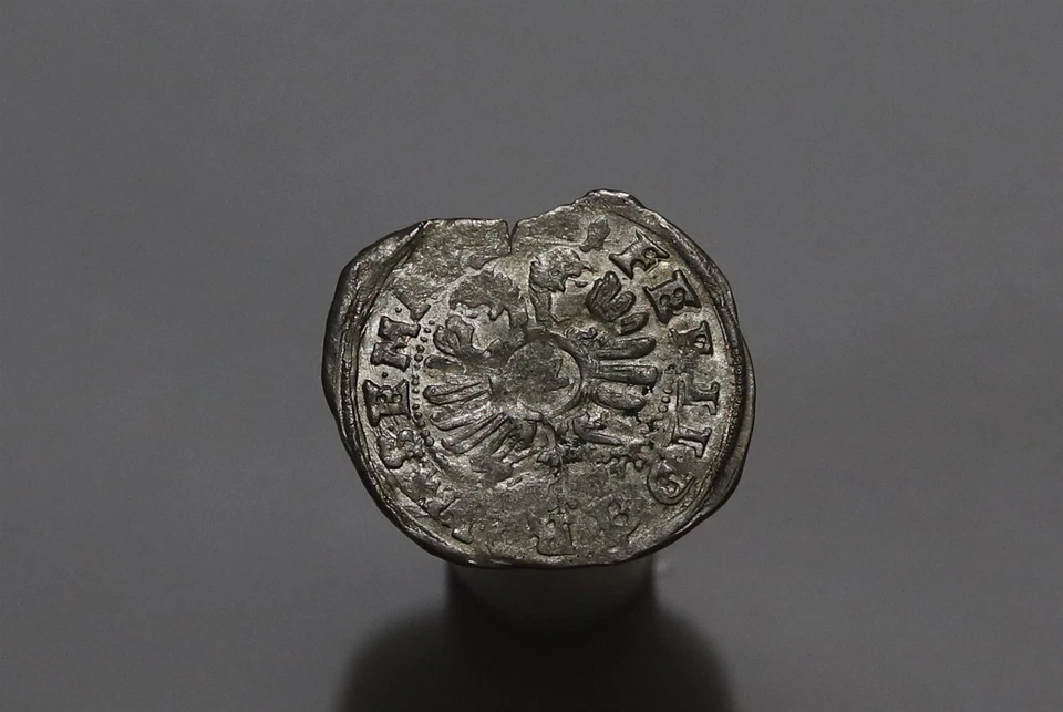 🧭 🇩🇪 GERMANY BRAUNSCHWEIG 12 KREUZER 1621 SILVER B86 WR13 - Image 2 of 3