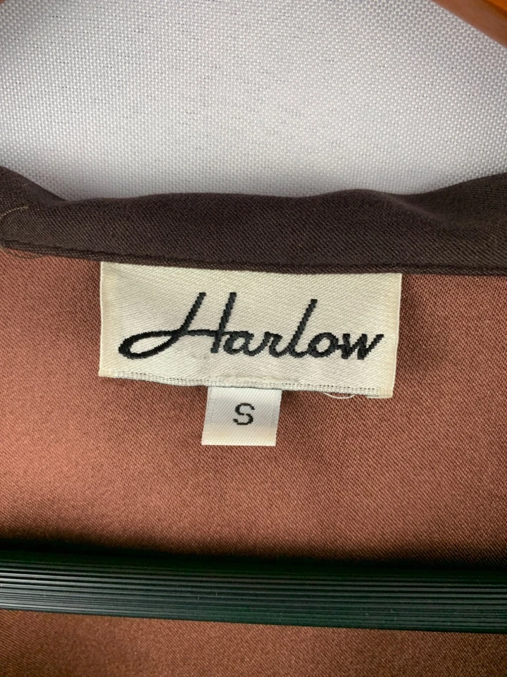 Chaqueta Harlow Marrón con Cremallera S Foto 4 de 4