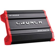 Crunch Ground Pounder GP-2000.2 2000 Watt 2 Channel Amplifier Black