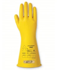Ansell CLASS 00 Y 14 Electrical Insulating Gloves - SZ 11 (L) Yellow