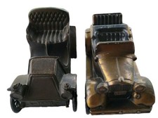 Vintage 1974 Banthrico 1929 Model A Ford Vehicles Cast Metal Car Coin Bank