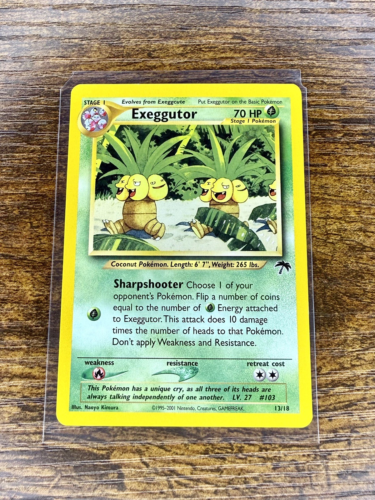 Pokemon TCG Exeggutor 13/18 Southern Islands Promo Regular English