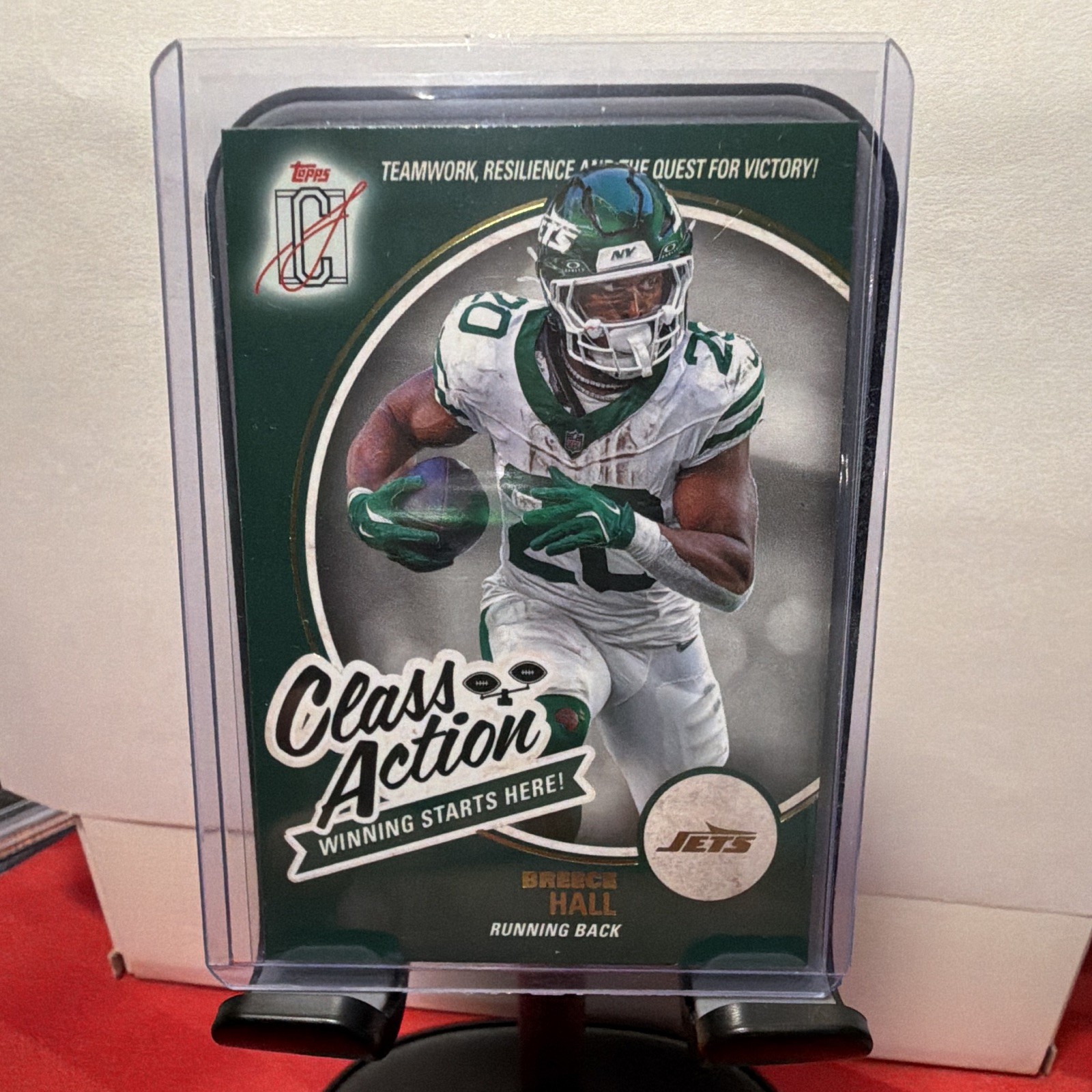 2025 Topps Signature Class - Class Action Breece Hall #CA-19 New York Jets