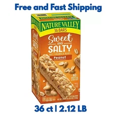 Nature Valley Sweet & Salty Nut Peanut Granola Bars, 36 ct. Free Shipping