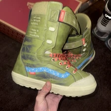 Mike Rav Pro Vans Hi-Standard LL DX Pro Snowboard Boots 10.5 Green Greenz 🦠