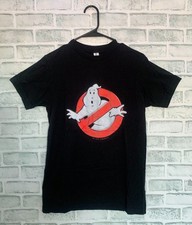 Tultex Black Ghostbusters T-Shirt No Ghost Men's Size Small Halloween