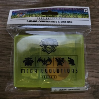 NAIC 2026 Pokemon Center Exclusive Damage Counter Dice & Dice Box