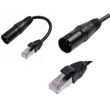 XLR Digital Cable XLR 3-Pin Male to RJ45 Plug 15 cm