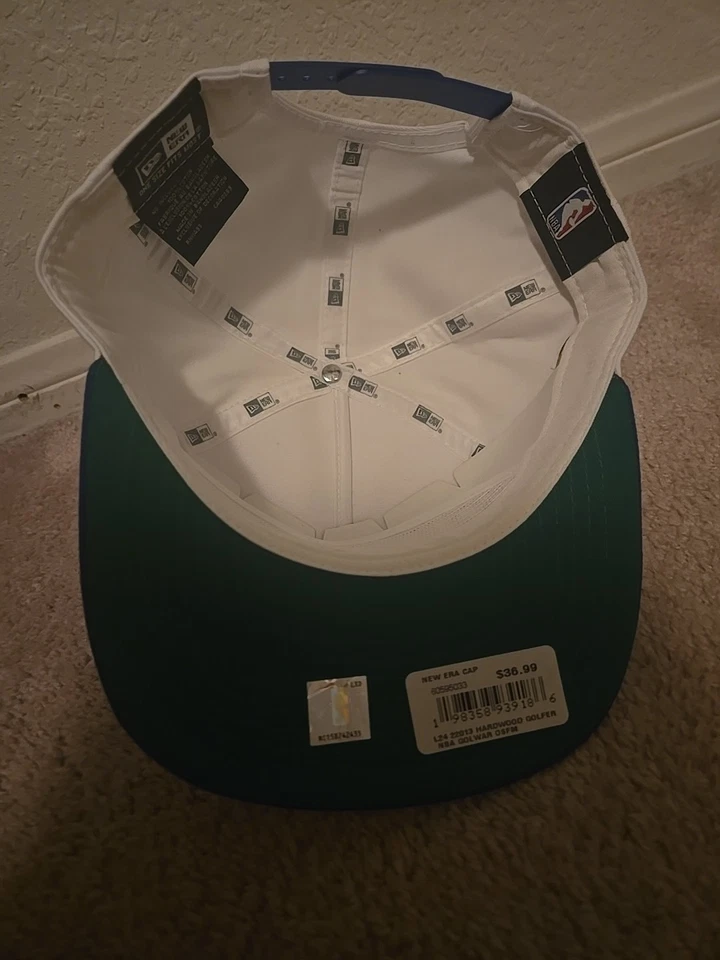 Camiseta Golden State Warriors New Era The Golfer Snapback Gorra Hombres NBA Golf Foto 4 de 4