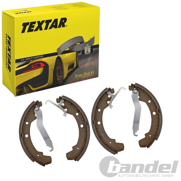 Textar BREMSBACKEN-SATZ Hinterachse Passend FüR Fiat 500 Panda Ford Ka |-image