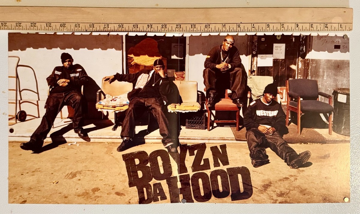 vintage 2000s RAP & HIP HOP 2-Sided PROMO poster FLAT 12x12