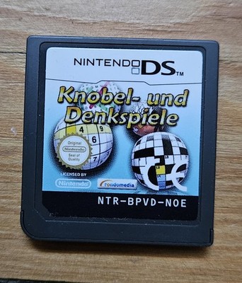 Nintendo DS - Knobel- & Denkspiele, nur das Modul, Sehr Gut Erhalten