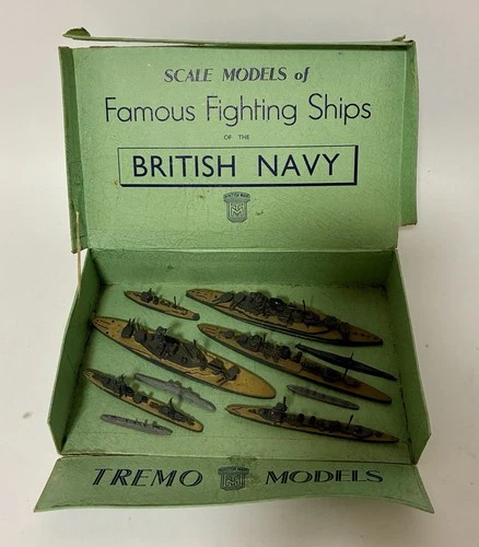 Tremo Models Set No.3 Famous Fighting Ships British Navy in Box Scale Lead