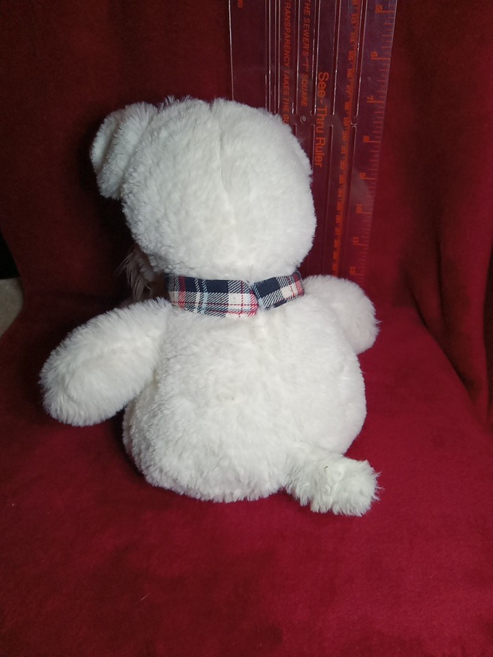 White West Highland Terrier/Scottish? Hand Puppet Plaid Feet and Ears ...