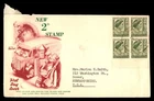 Mayfairstamps Australia FDC Queen Elizabeth II 2d Block First Day Cover aaw_3515