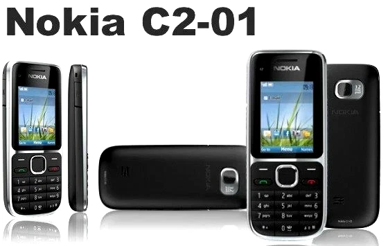 New Original NOKIA C2-01 Unlocked MOBILE PHONE Black, 3G - Image 2 of 4