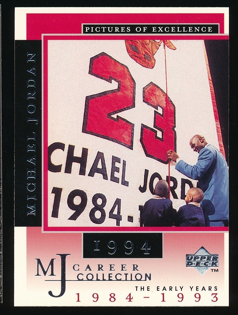 1998 Upper Deck MJ Career Collection Pictures of Excellence Michael Jordan  #19
