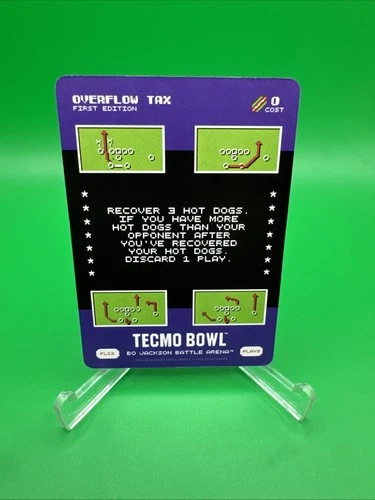Bo Jackson Battle Arena Tecmo Bowl Play 12 PL12 Overflow Tax SSP