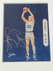 Larry Bird Limited Edition Autographed Framed Art Card COA 6x7" Gregory Perillo