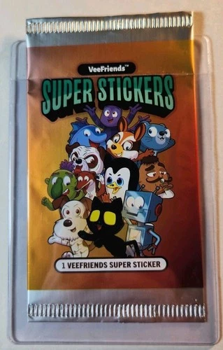 Sealed New 2025 Vee Friends Super Stickers PSA Magazine Promo Pack VeeFriends