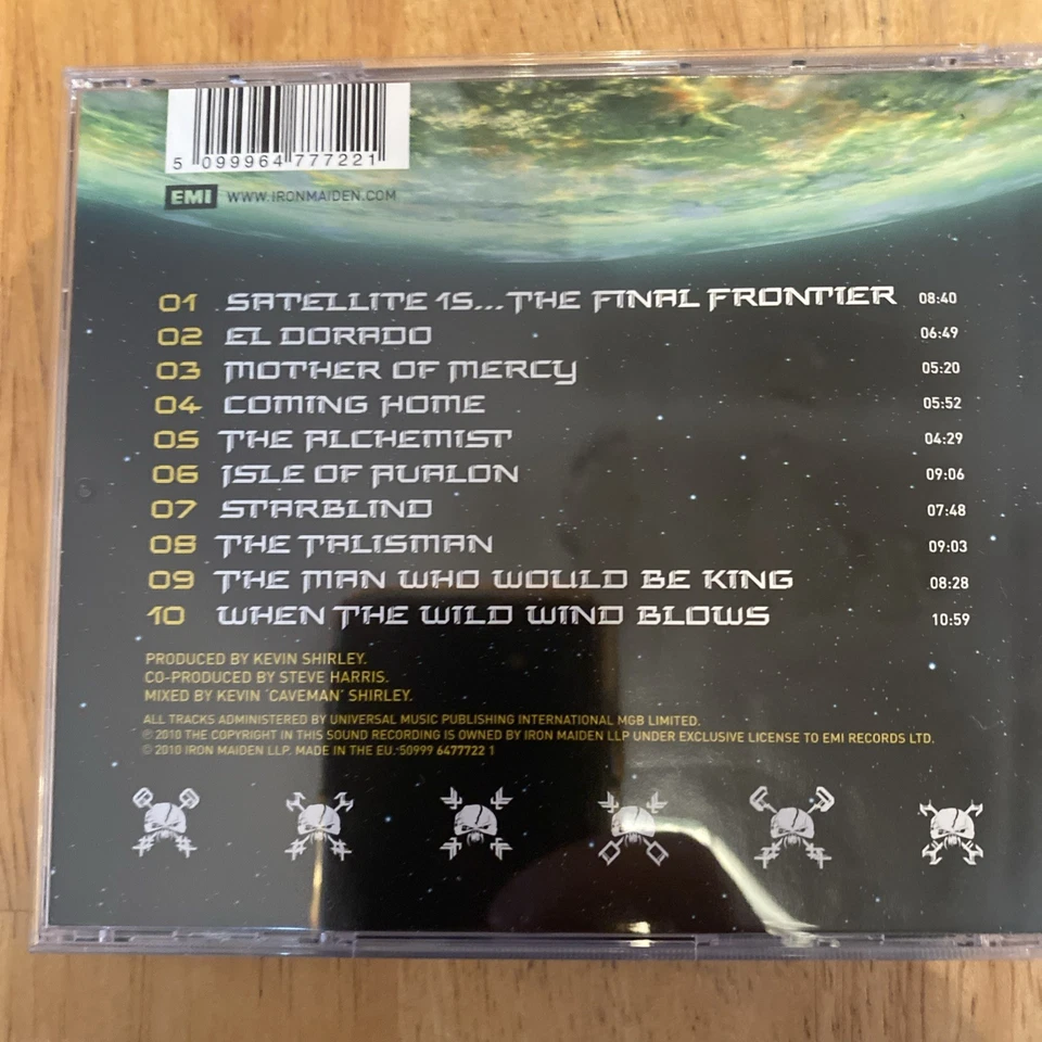 Iron Maiden The Final Frontier EU Import CD 2010 EMI Records Issue Foto 2 de 4
