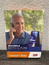 NEW SEALED Motorola Moto G Pure Smartphone 32GB CONSUMER CELLULAR PREPAID