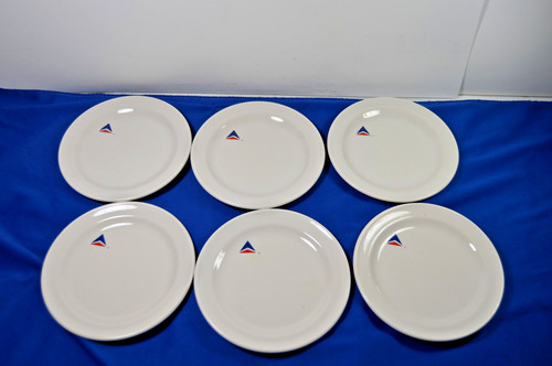 Set of 6 Delta Airlines 5 1/8" Bread & Butter Plates