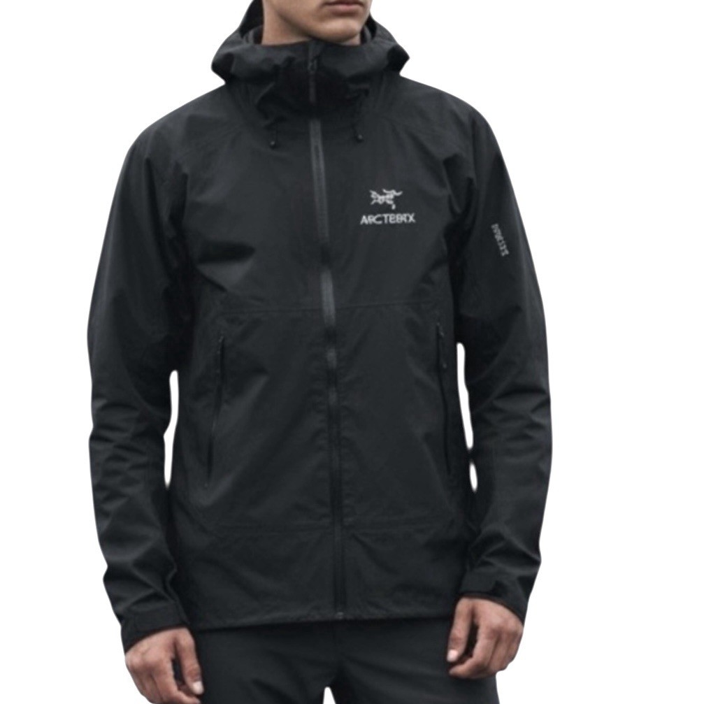 Arc’teryx Sawyer Gore-Tex Black Fill-zip Waterproof Jacket M