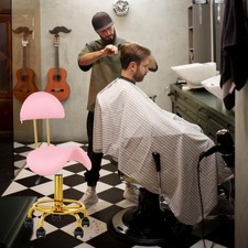Ergonomic Rolling Saddle Stool with Back 360  Swivel Saddle Chair for Salon Spa